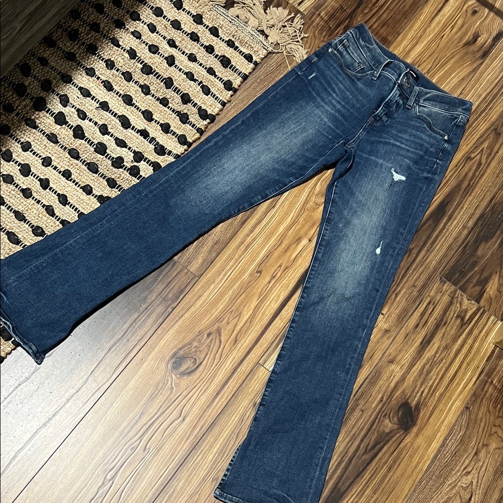 Express Dark Blue Women's Boot Cut Jeans